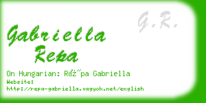 gabriella repa business card